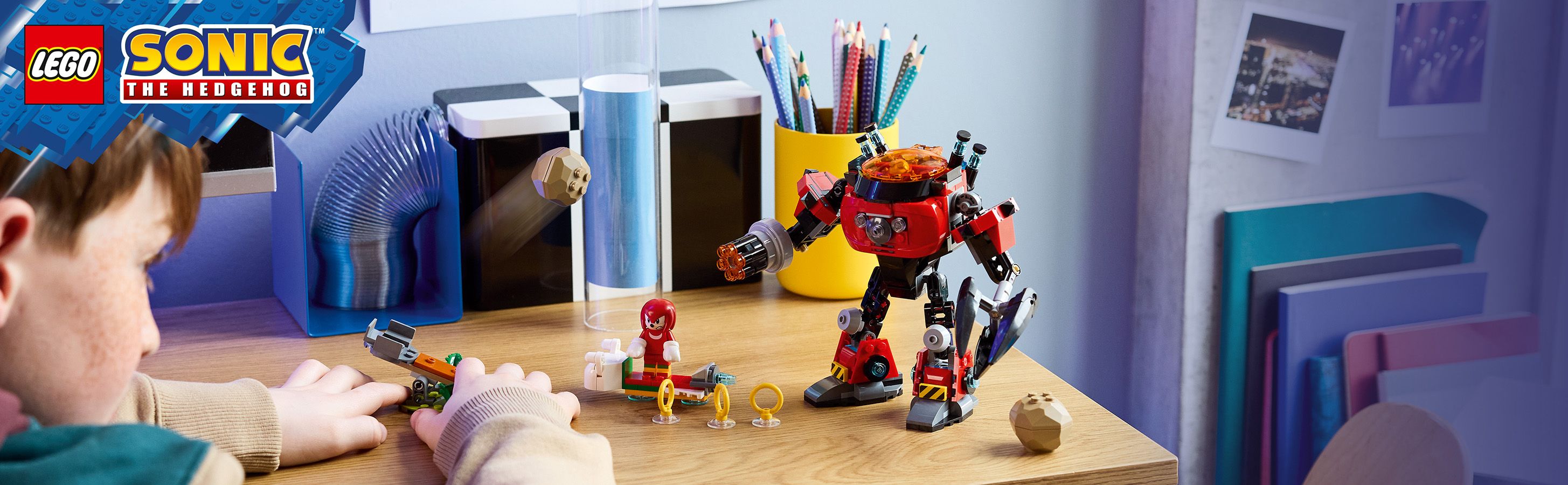Robotická hračka s&nbsp;Knucklesom a&nbsp;Dr. Eggmanom
